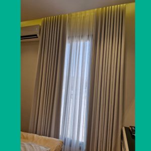 ستارة فاخرة للباب الزجاجي المنزلق