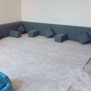 طقم أريكة مريح على شكل U