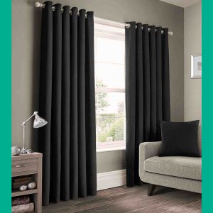 ستائر فاخرة بطيات ذهبية